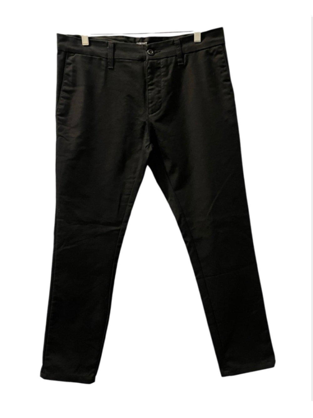 Carhartt WIP Sid Pants Black Slim Tapered Chino Trousers Men's Size 34x30